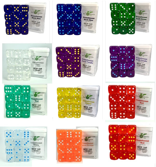 Sets of 12d6 - Translucent