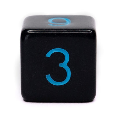 Opaque Black w/ Lt Blue Ink  