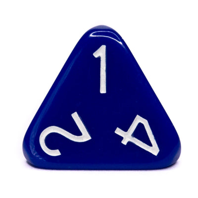 Opaque Dark Blue w/ White Ink  