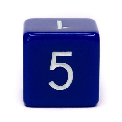 Opaque Dark Blue w/ White Ink  