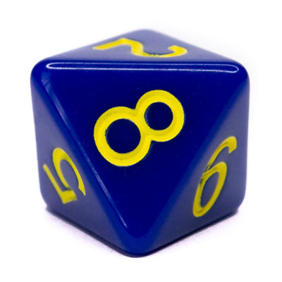 Opaque Dark Blue w/ Yellow Ink  