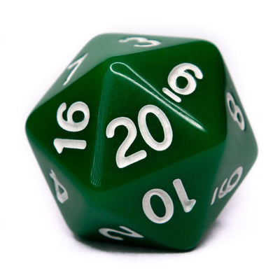 Opaque Dark Green w/ White Ink  