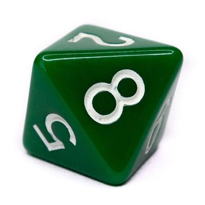 Opaque Dark Green w/ White Ink  