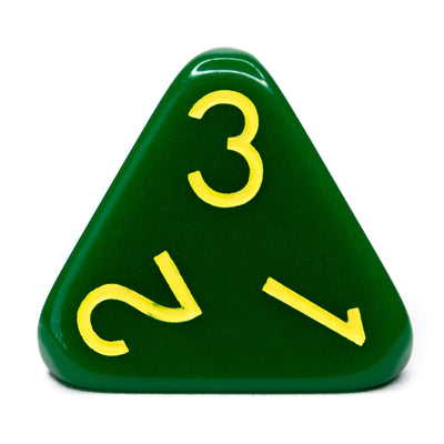 Opaque Dark Green w/ Yellow Ink  