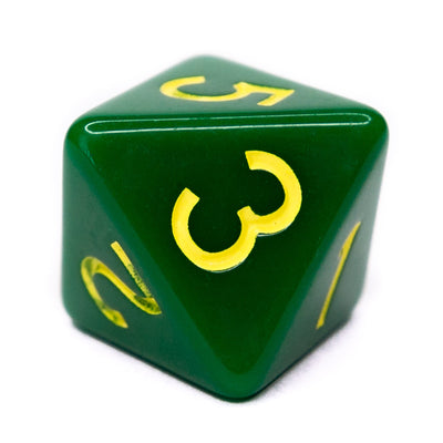 Opaque Dark Green w/ Yellow Ink  