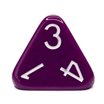Opaque Dark Purple w/ White Ink  