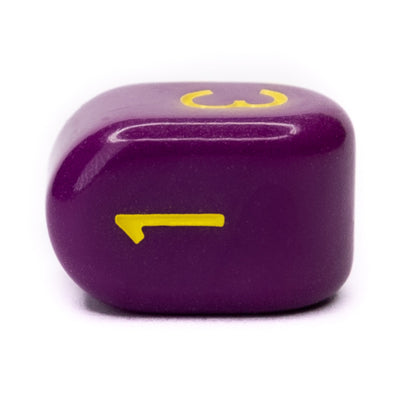 Opaque Dark Purple w/ Yellow Ink  