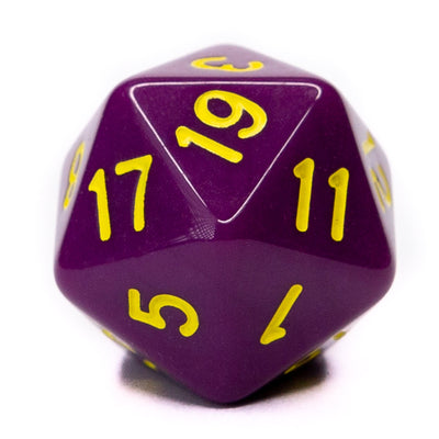 Opaque Dark Purple w/ Yellow Ink  
