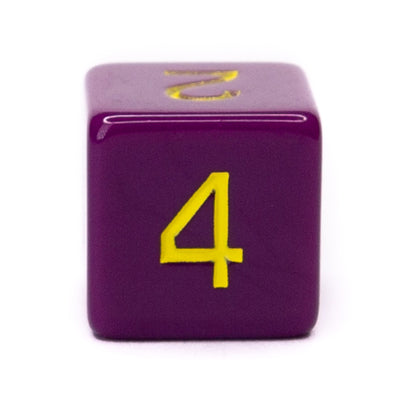 Opaque Dark Purple w/ Yellow Ink  
