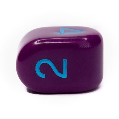 Opaque Dark Purple w/ Lt Blue Ink  