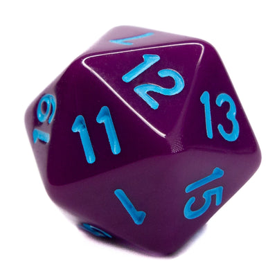 Opaque Dark Purple w/ Lt Blue Ink  