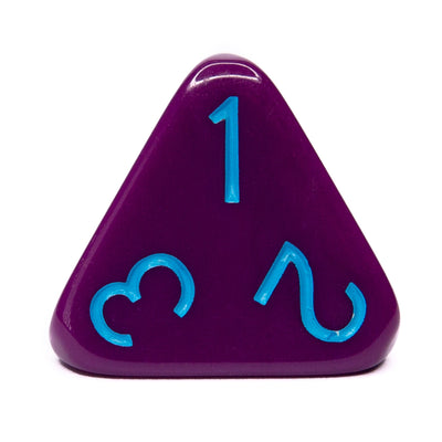 Opaque Dark Purple w/ Lt Blue Ink  