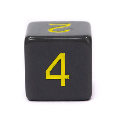 Opaque Dark Gray w/ Yellow Ink  