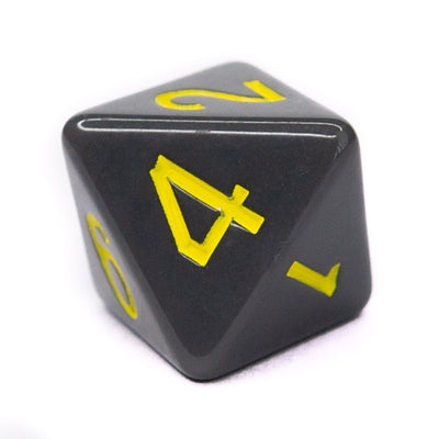 Opaque Dark Gray w/ Yellow Ink  