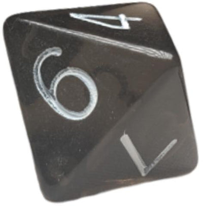 Translucent Black (Smoke) w/ White Ink  