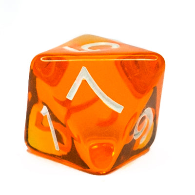 Translucent Orange w/ White Ink  