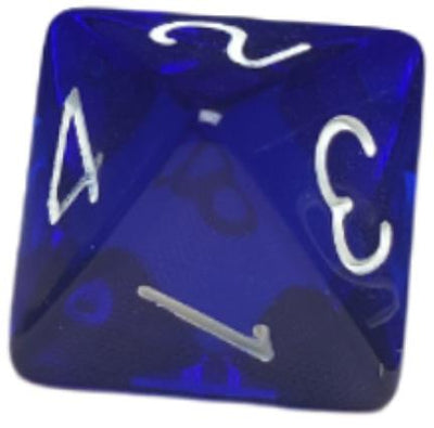 Translucent Dark Blue w/ White Ink  