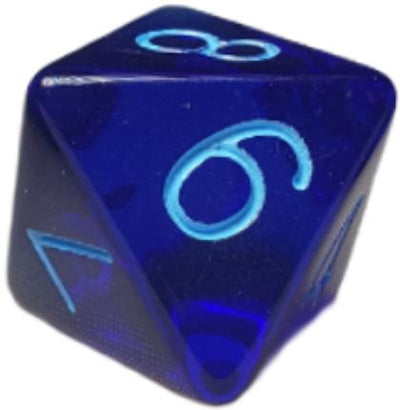 Translucent Dark Blue w/ Lt Blue Ink  