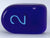 Translucent Dark Blue w/ Lt Blue Ink