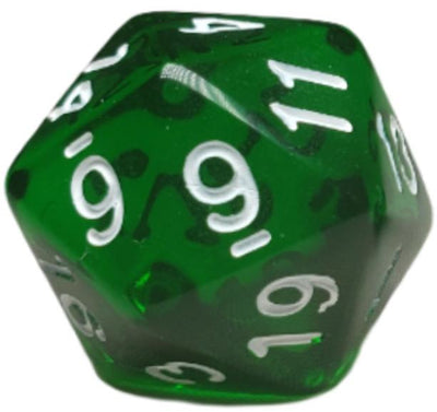 Translucent Dark Green w/ White Ink  