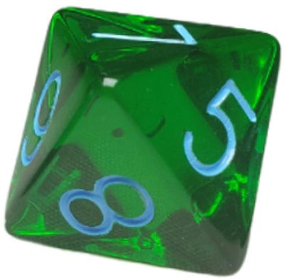Translucent Dark Green w/ Lt Blue Ink  