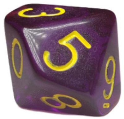 Translucent Dark Purple w/ Yellow Ink  