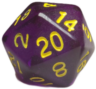 Translucent Dark Purple w/ Yellow Ink  