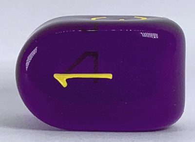 Translucent Dark Purple w/ Yellow Ink  