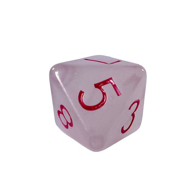 Translucent White w/ Rose Ink  