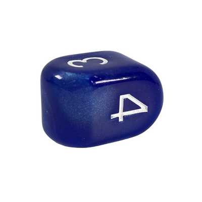 Marble Blue w/ White Ink  