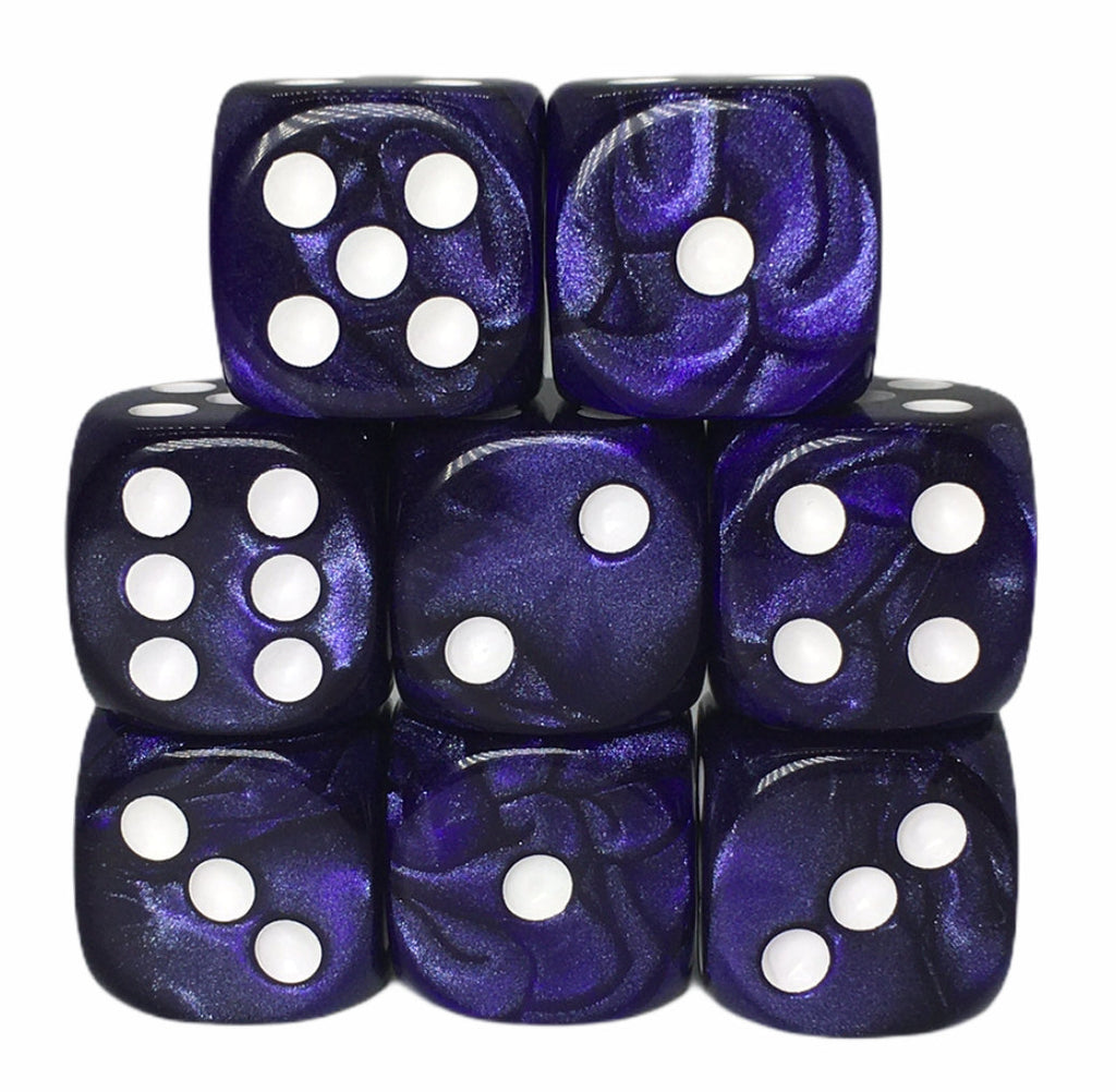 Dice Set of 8d6 pips 18mm