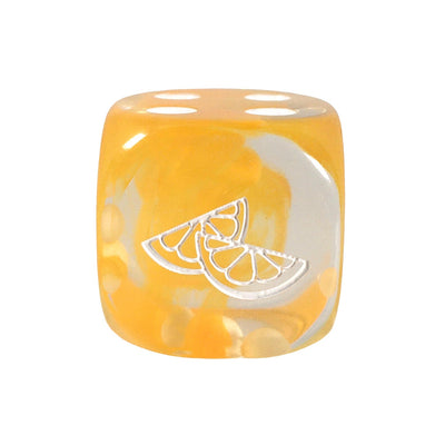  Citrus  d6 pips 18mm w/ symbol