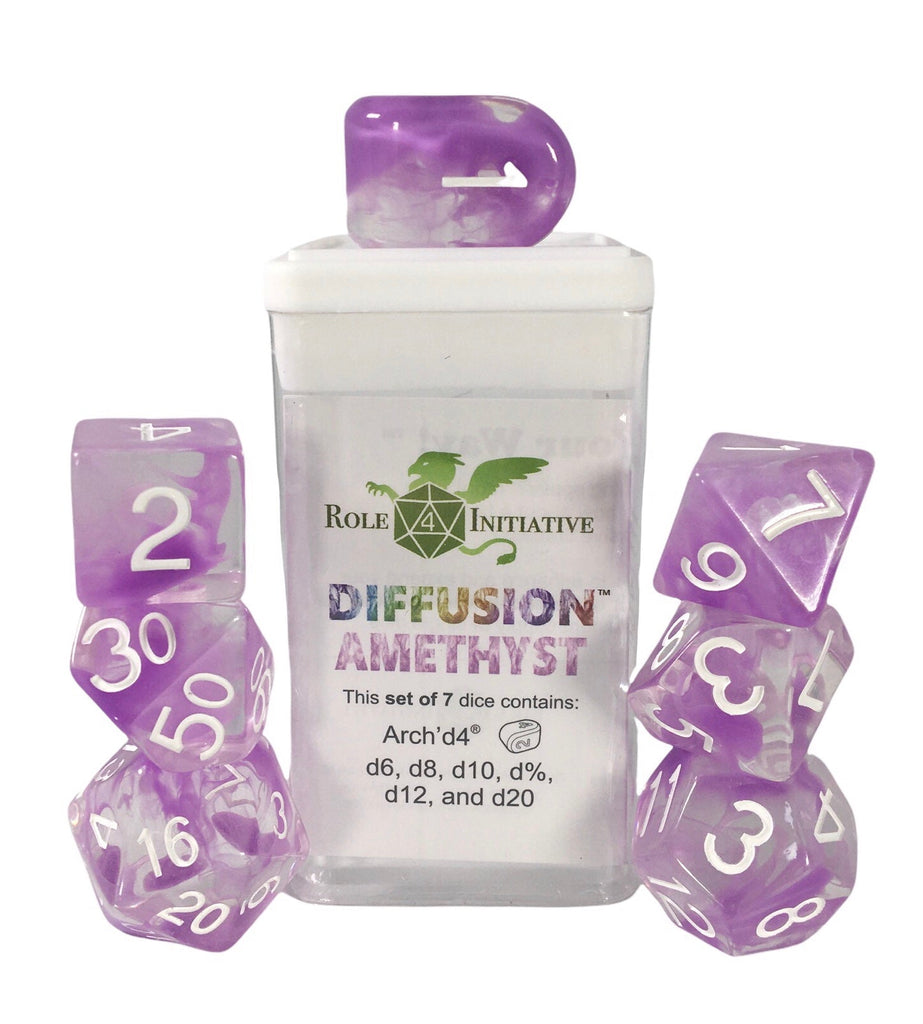 Diffusion Amethyst - Set of 7 Dice