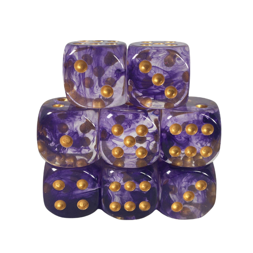 Dice Set of 8d6 pips 18mm