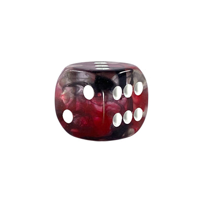  Bloodstone d6 pips 18mm