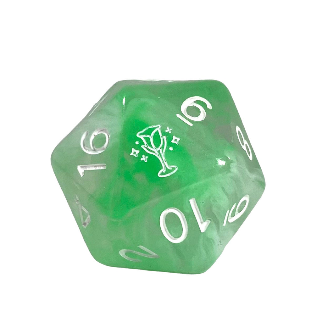 Dice XL d20 29mm w/ logo