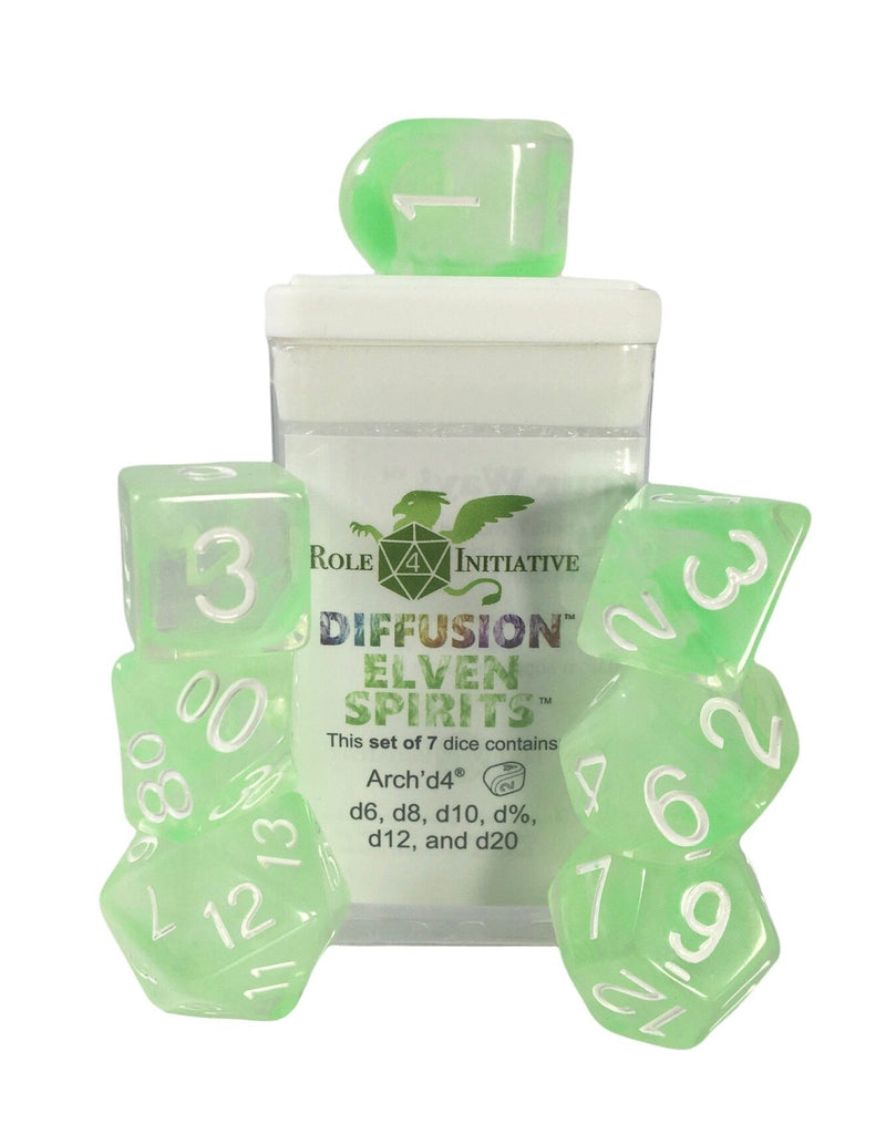 Diffusion Elven Spirits - Set of 7 Dice