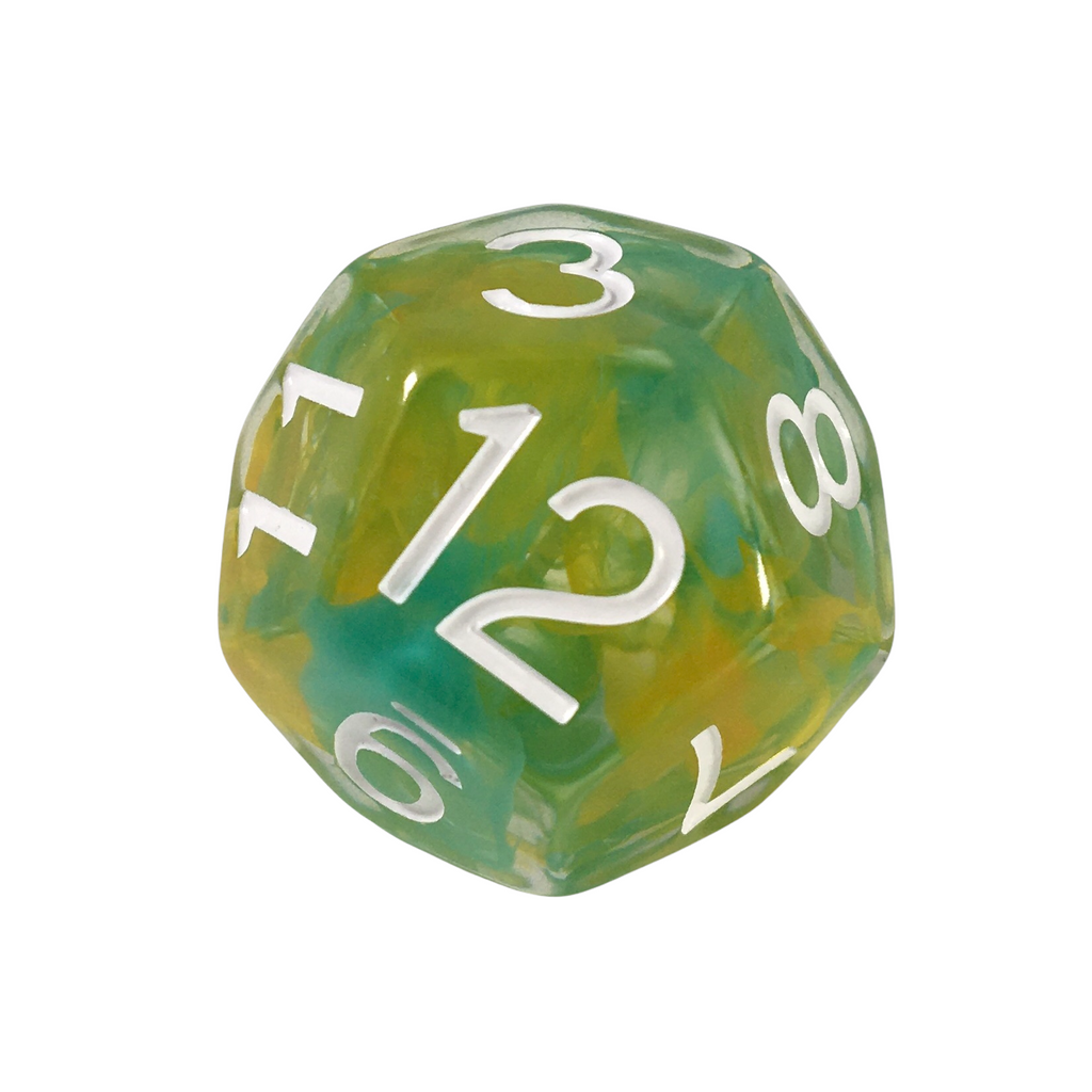 Dice Set of 12d6 pips 18mm