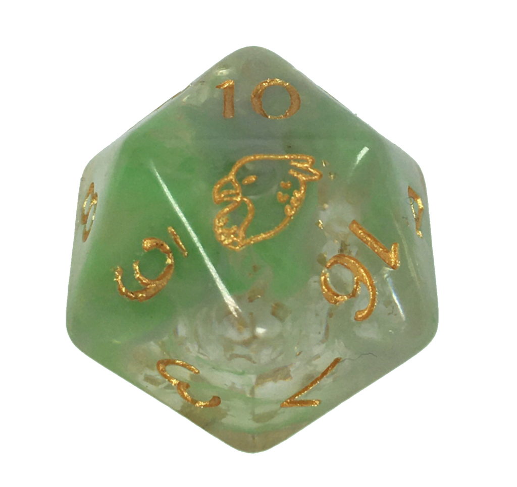 Dice d20 w/ Griffin symbol