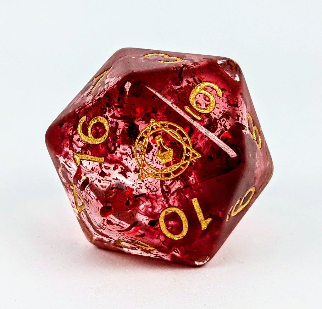 Alchemist's Stone - 30mm XL d20 w/ symbol