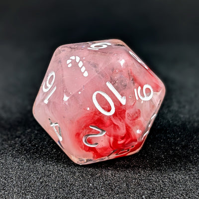 Holidice Candy Cane  w/ symbol