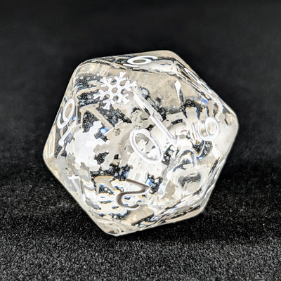  HoliDice Falling Snow  w/ symbol