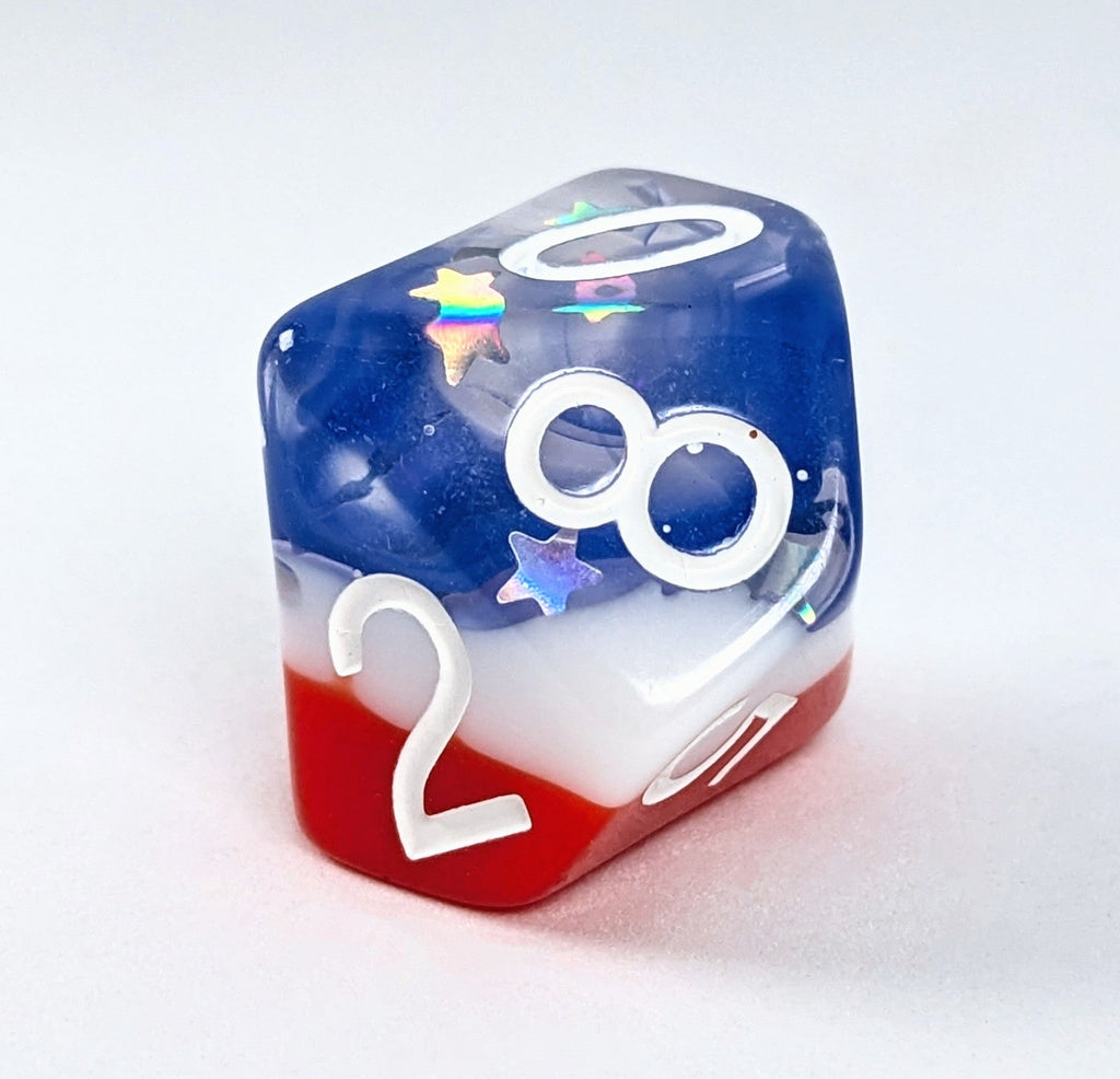 Stars & Stripes- Singles d8 w/ symbol dice