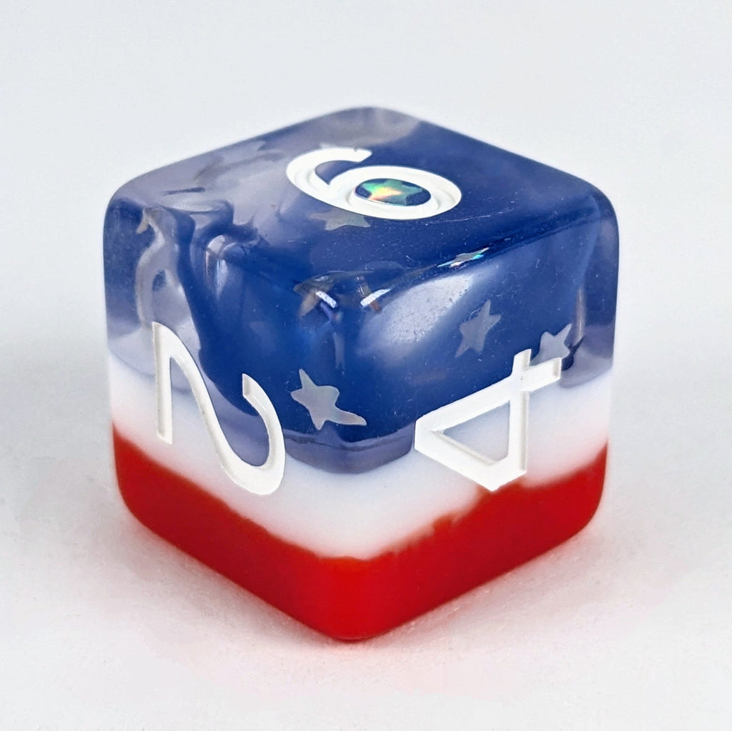 Stars & Stripes- Singles d6 dice