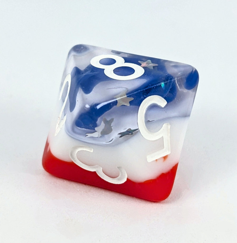 Stars & Stripes- Singles d8 dice