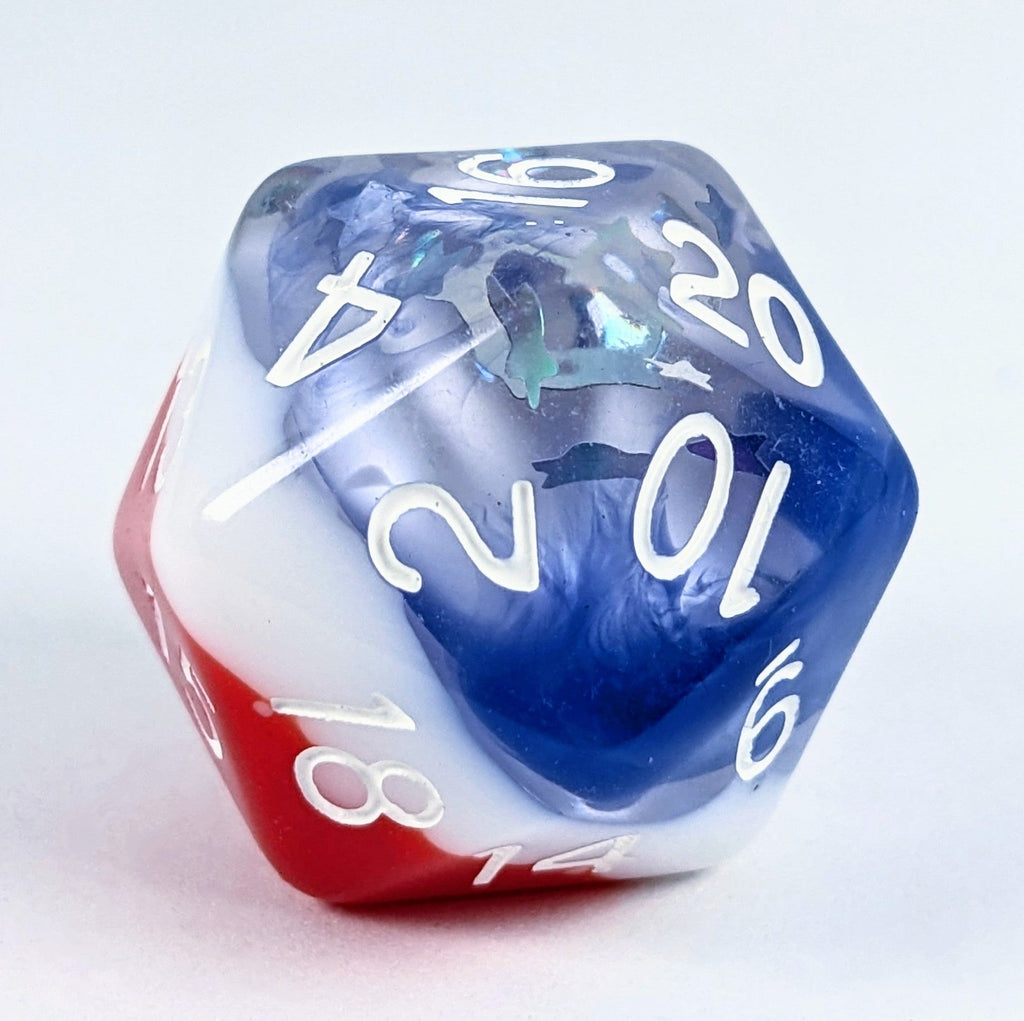 Stars & Stripes- Singles d20 w/ symbol dice