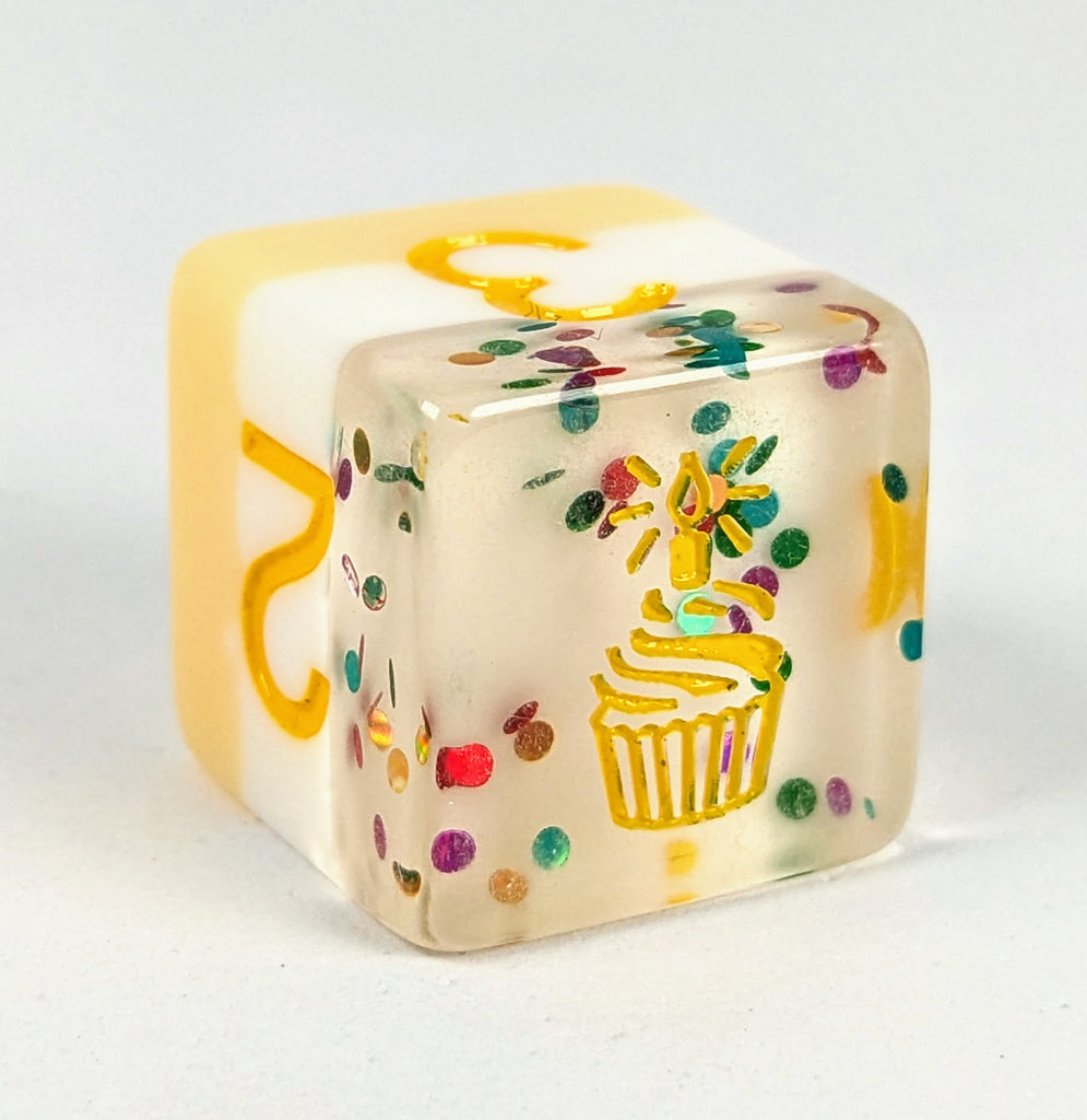 Birthday Wishes - Singles d8 w/ symbol dice