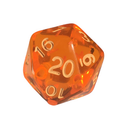 Translucent Orange w/ Lt Orange Ink  