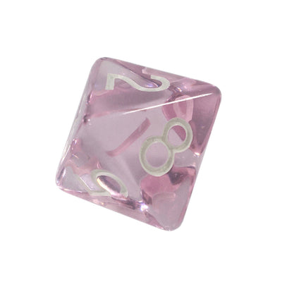 Translucent Pink w/ White Ink  