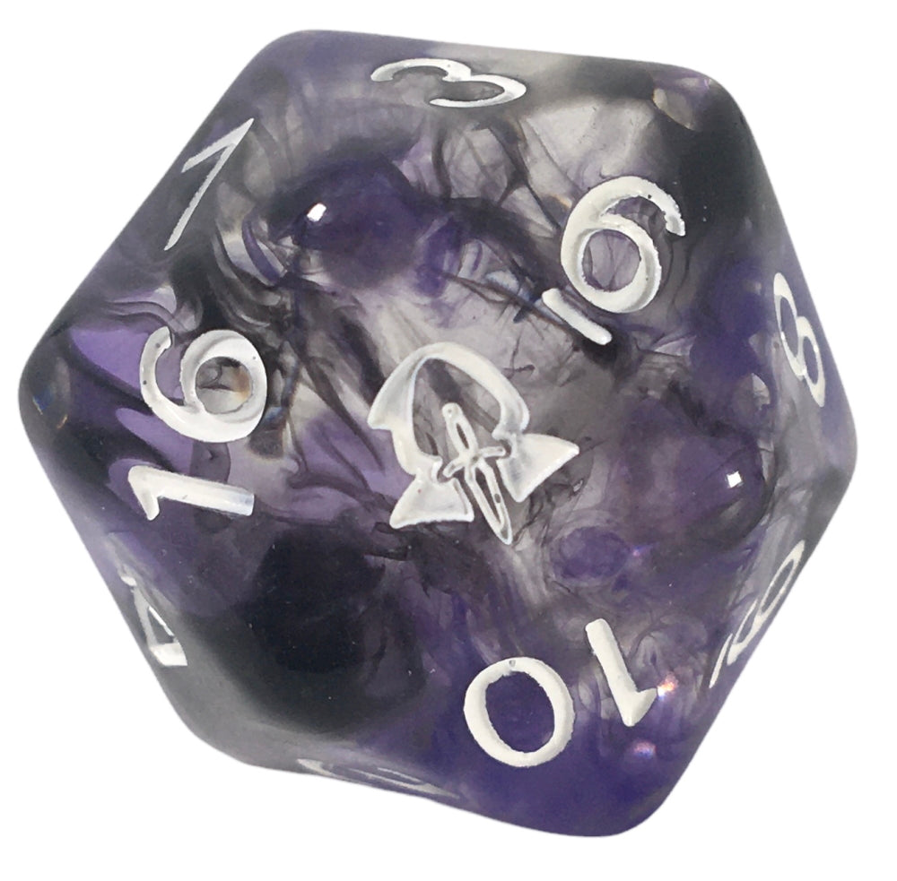 Diffusion Rogues Cunning 30mm XL d20 w/ symbol